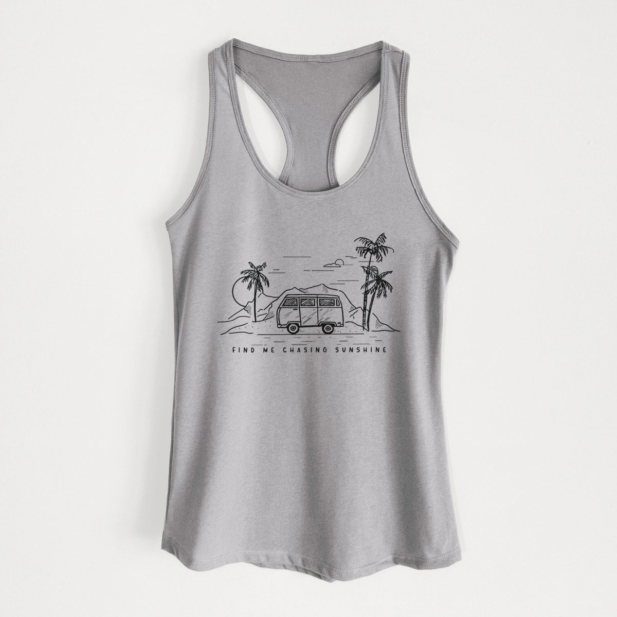 Find Me Chasing Sunshine - Women's Racerback Tanktop