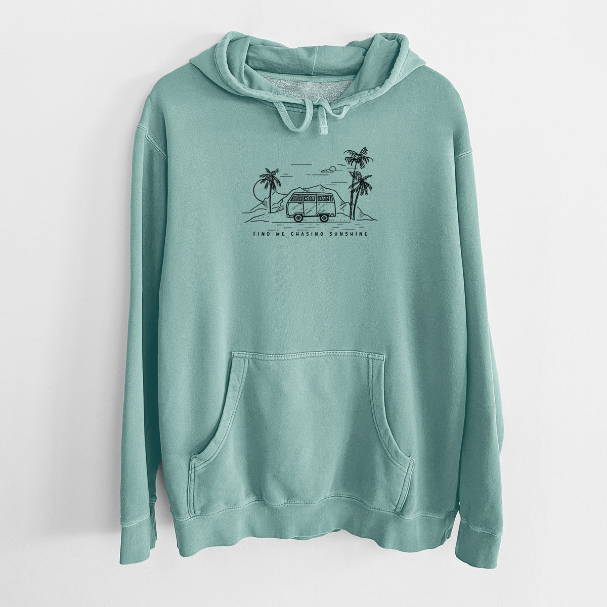 Find Me Chasing Sunshine - Unisex Pigment Dyed Hoodie
