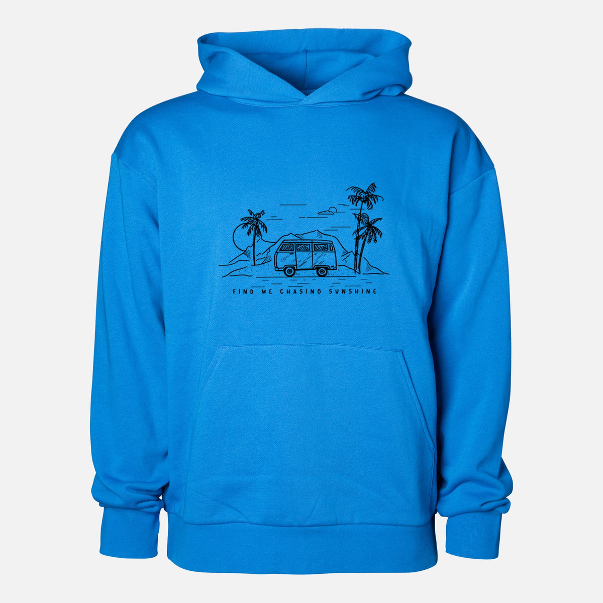 Find Me Chasing Sunshine  - Statement Midweight Hoodie