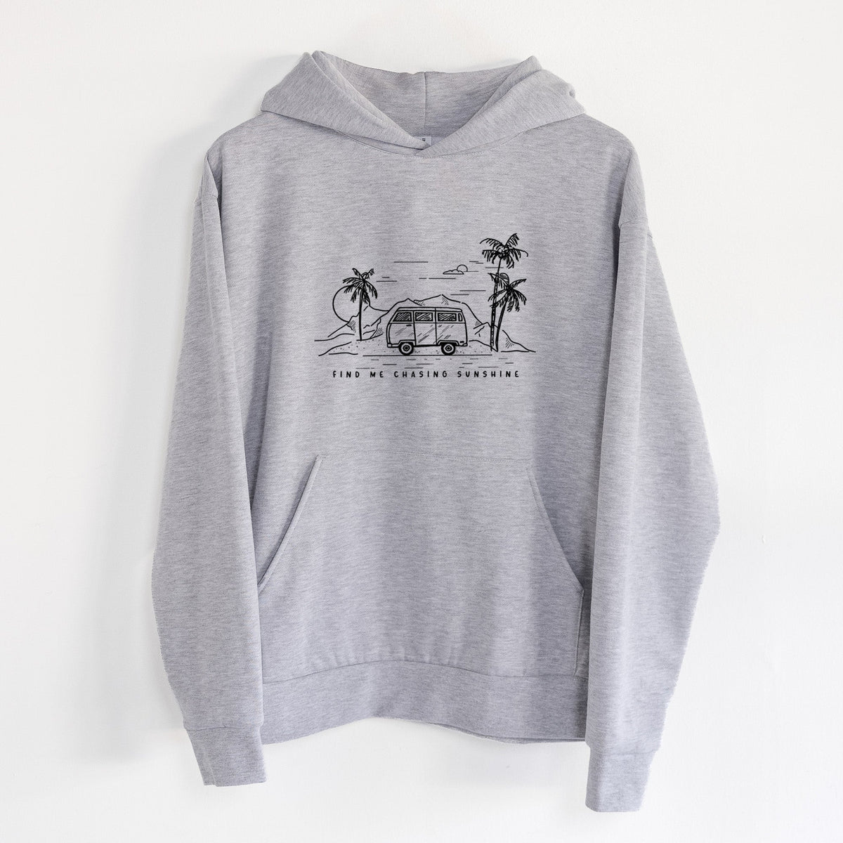 Find Me Chasing Sunshine  - Statement Midweight Hoodie