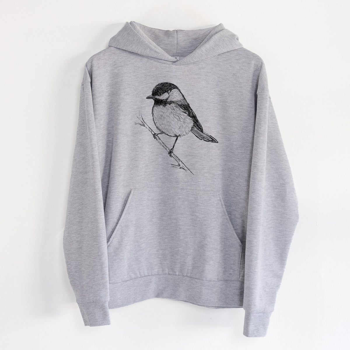 Black-capped Chickadee - Poecile atricapillus  - Statement Midweight Hoodie