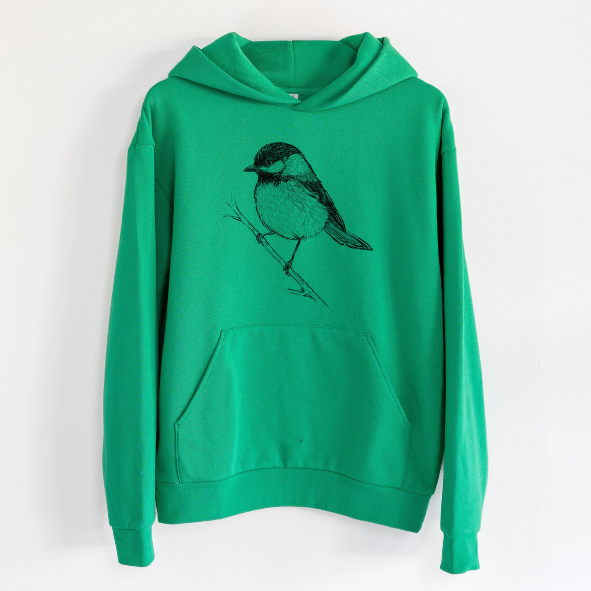 Black-capped Chickadee - Poecile atricapillus  - Statement Midweight Hoodie