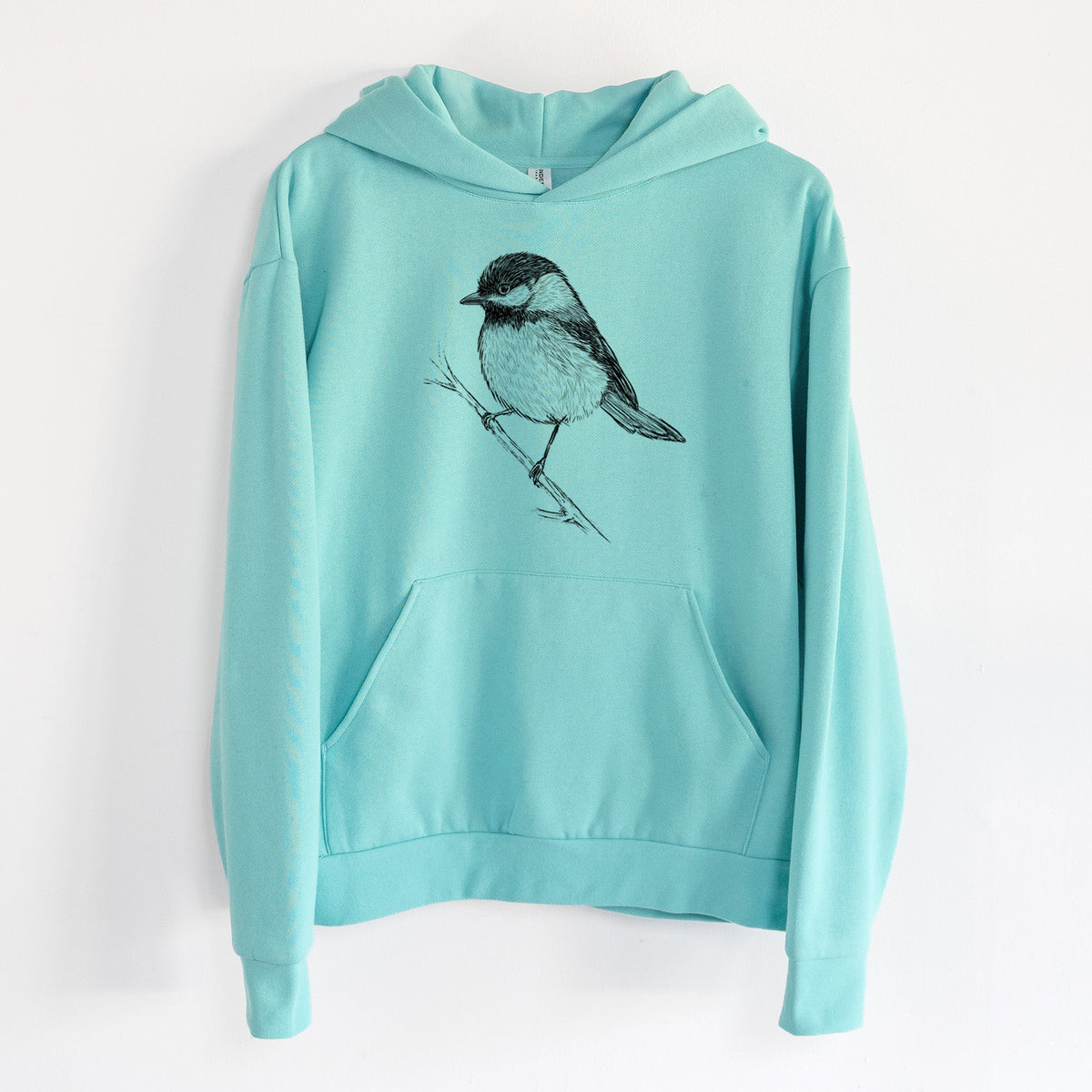 Black-capped Chickadee - Poecile atricapillus  - Statement Midweight Hoodie