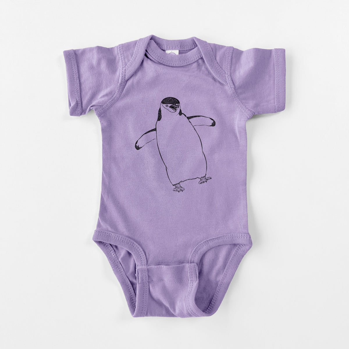 Chinstrap Penguin - Pygoscelis antarcticus - Baby Fine Jersey Bodysuit