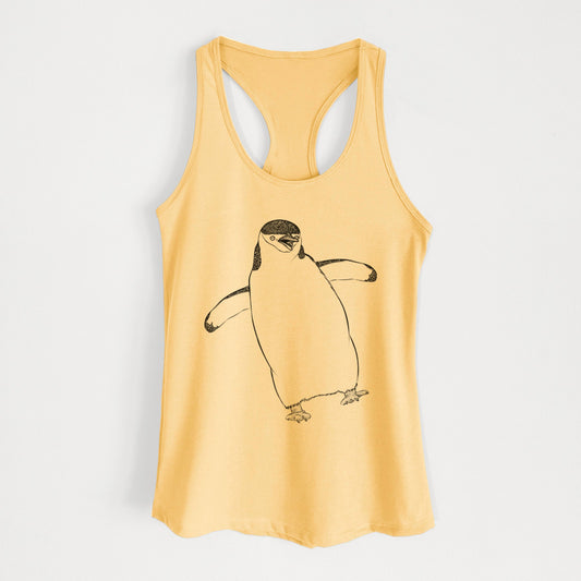 Chinstrap Penguin - Pygoscelis antarcticus - Women's Racerback Tanktop