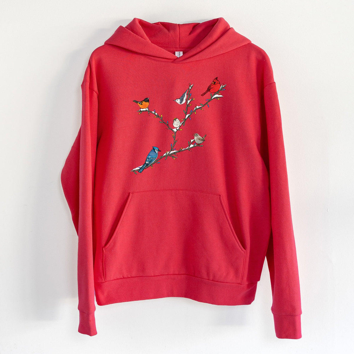 Christmas Backyard Birds  - Statement Midweight Hoodie