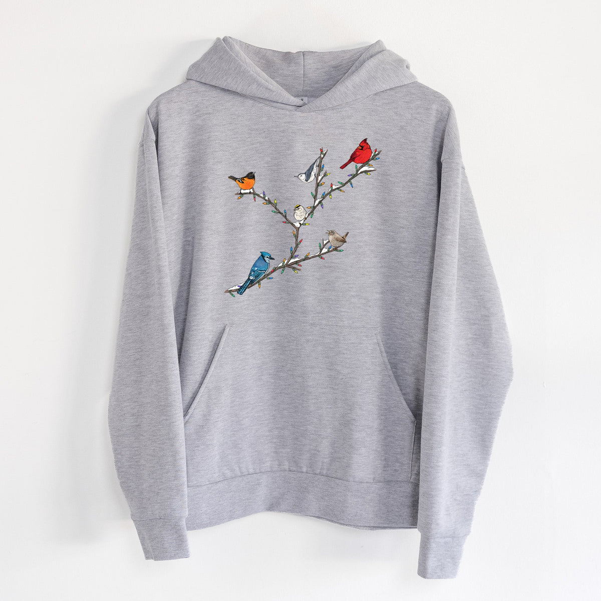 Christmas Backyard Birds  - Statement Midweight Hoodie
