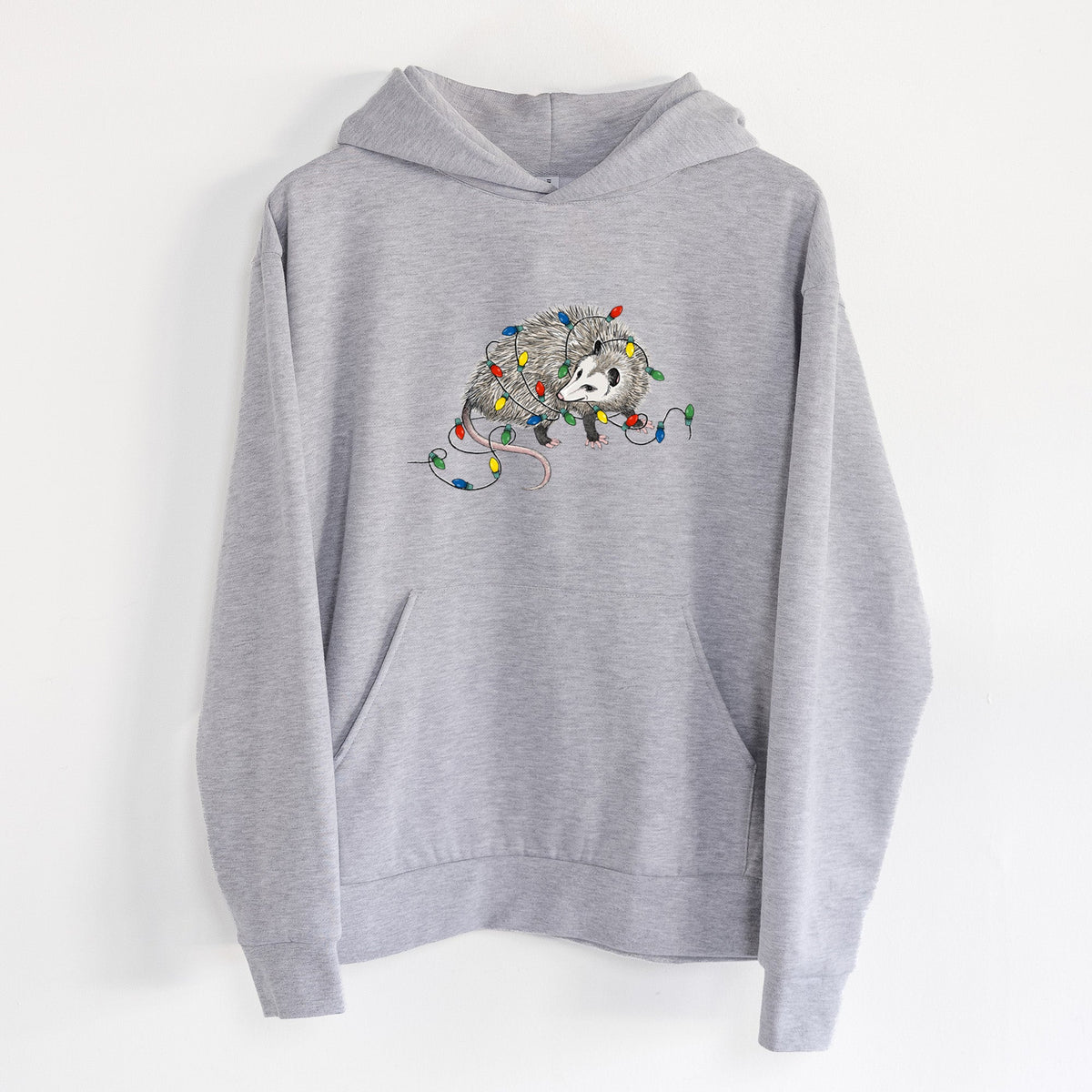 Christmas Opossum  - Statement Midweight Hoodie