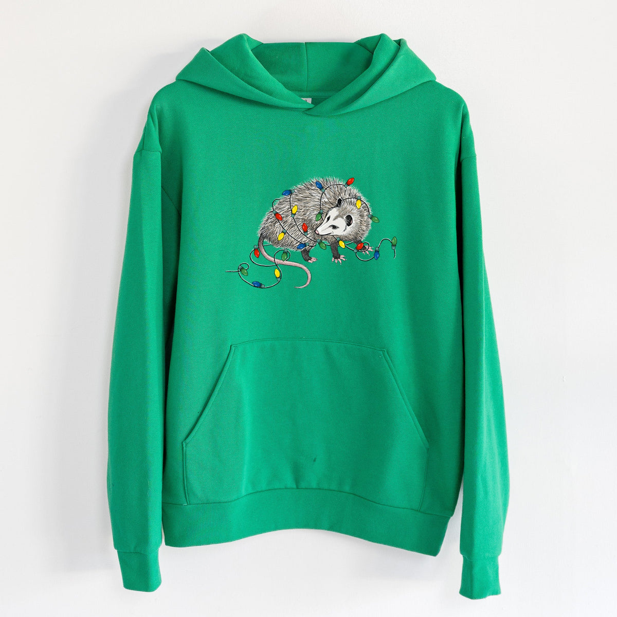 Christmas Opossum  - Statement Midweight Hoodie