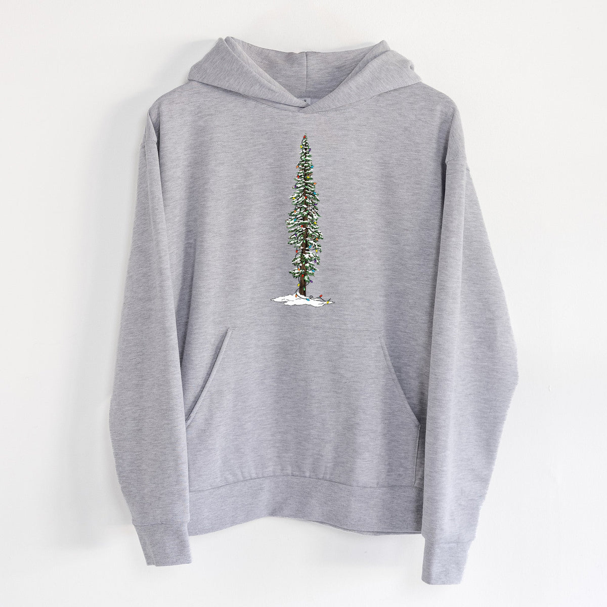 Christmas Redwood Tree  - Statement Midweight Hoodie