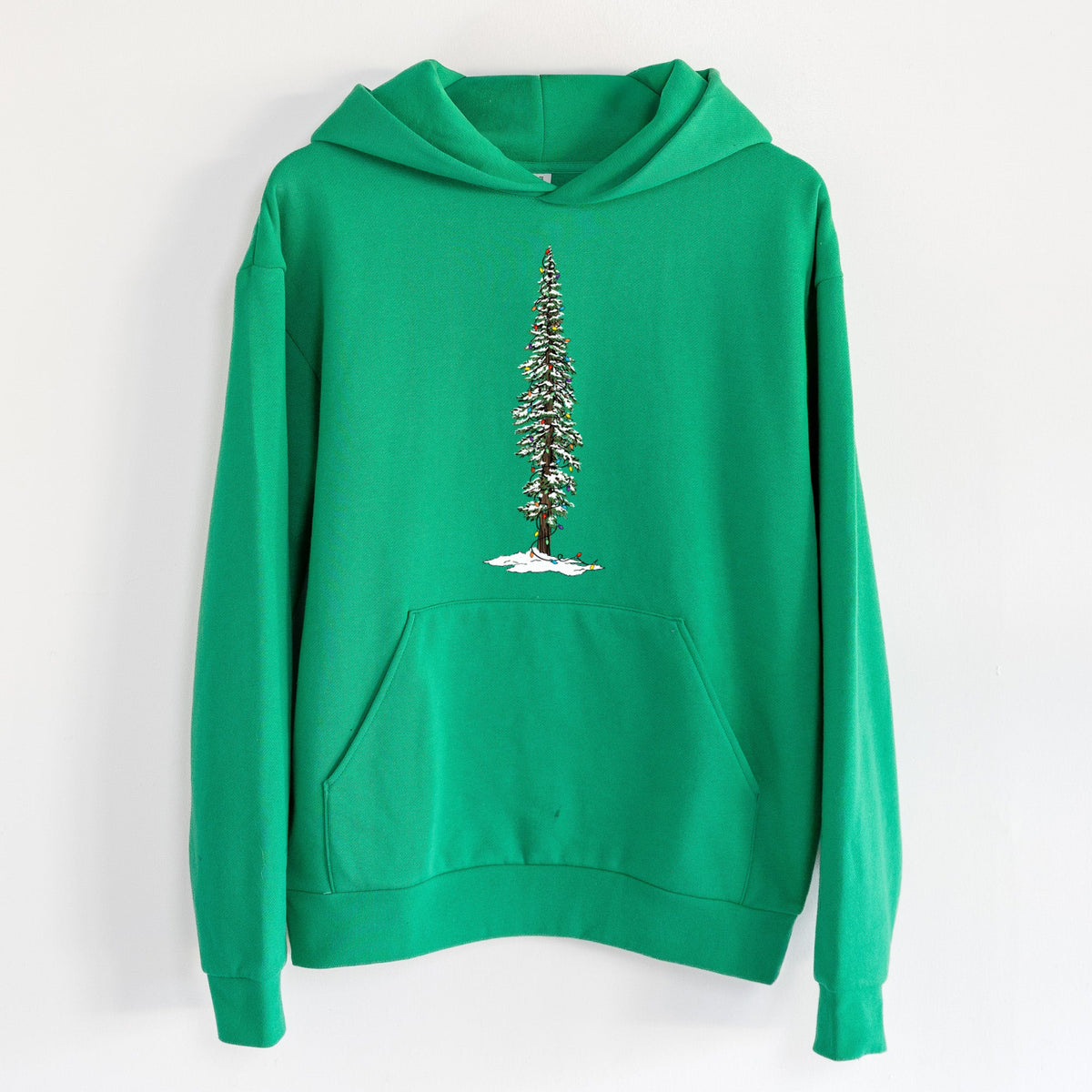 Christmas Redwood Tree  - Statement Midweight Hoodie