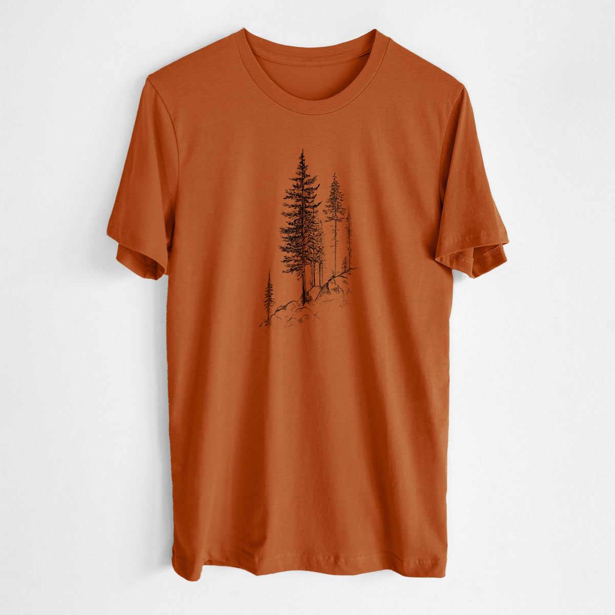 Cliffside Pines - Lightweight 100% Cotton Unisex Crewneck