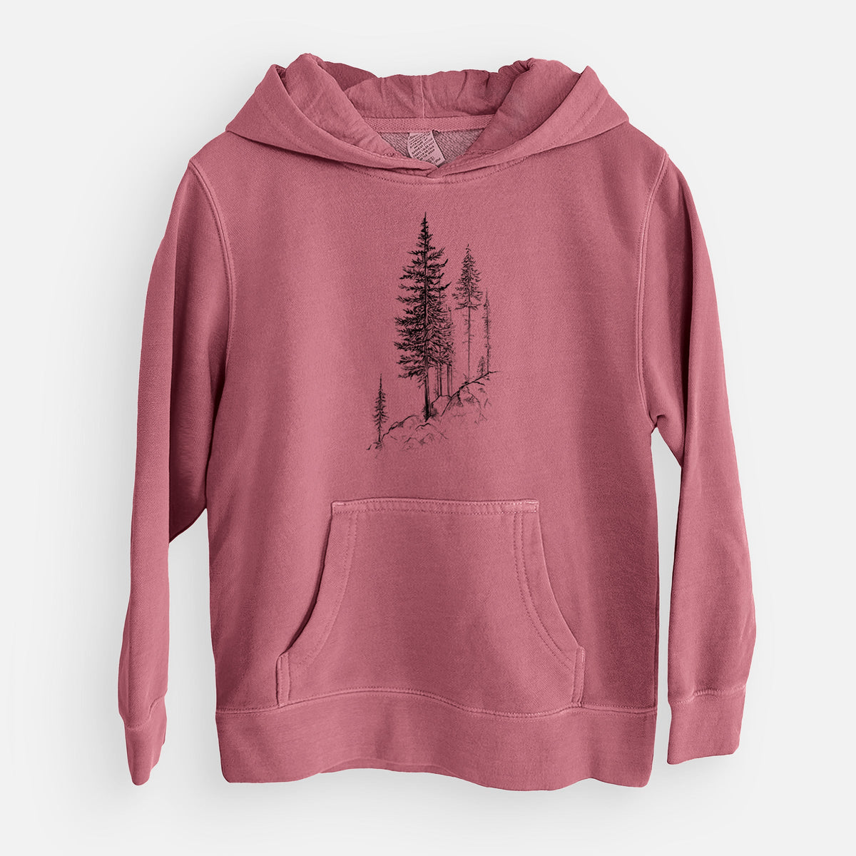 Cliffside Pines - Youth Pigment Dyed Hoodie