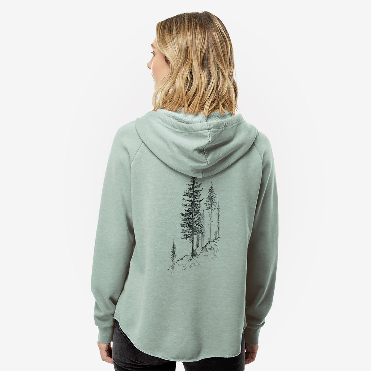 Cliffside Pines - Women's Cali Wave Zip-Up Sweatshirt
