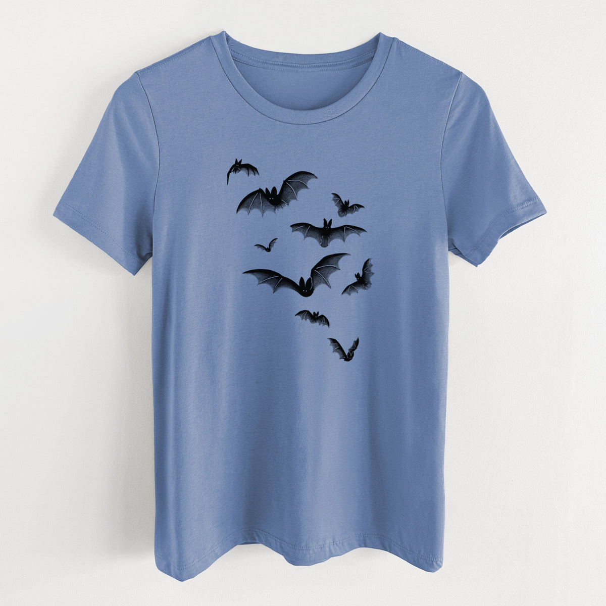 Cloud of Bats - Women's Lightweight Relaxed Fit 100% Cotton Crewneck