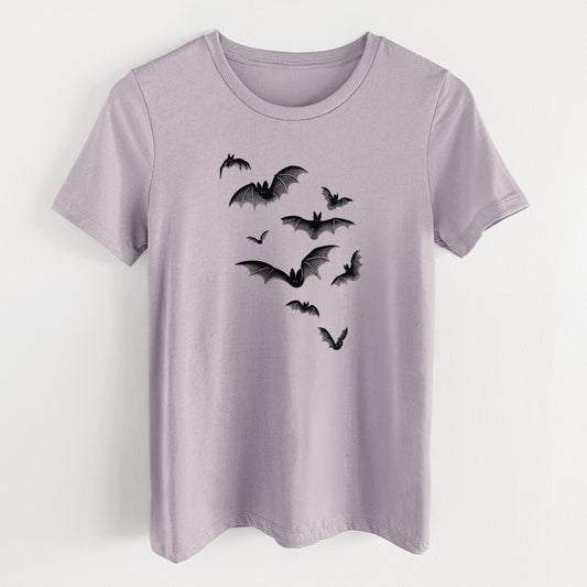 Cloud of Bats - Women's Lightweight Relaxed Fit 100% Cotton Crewneck