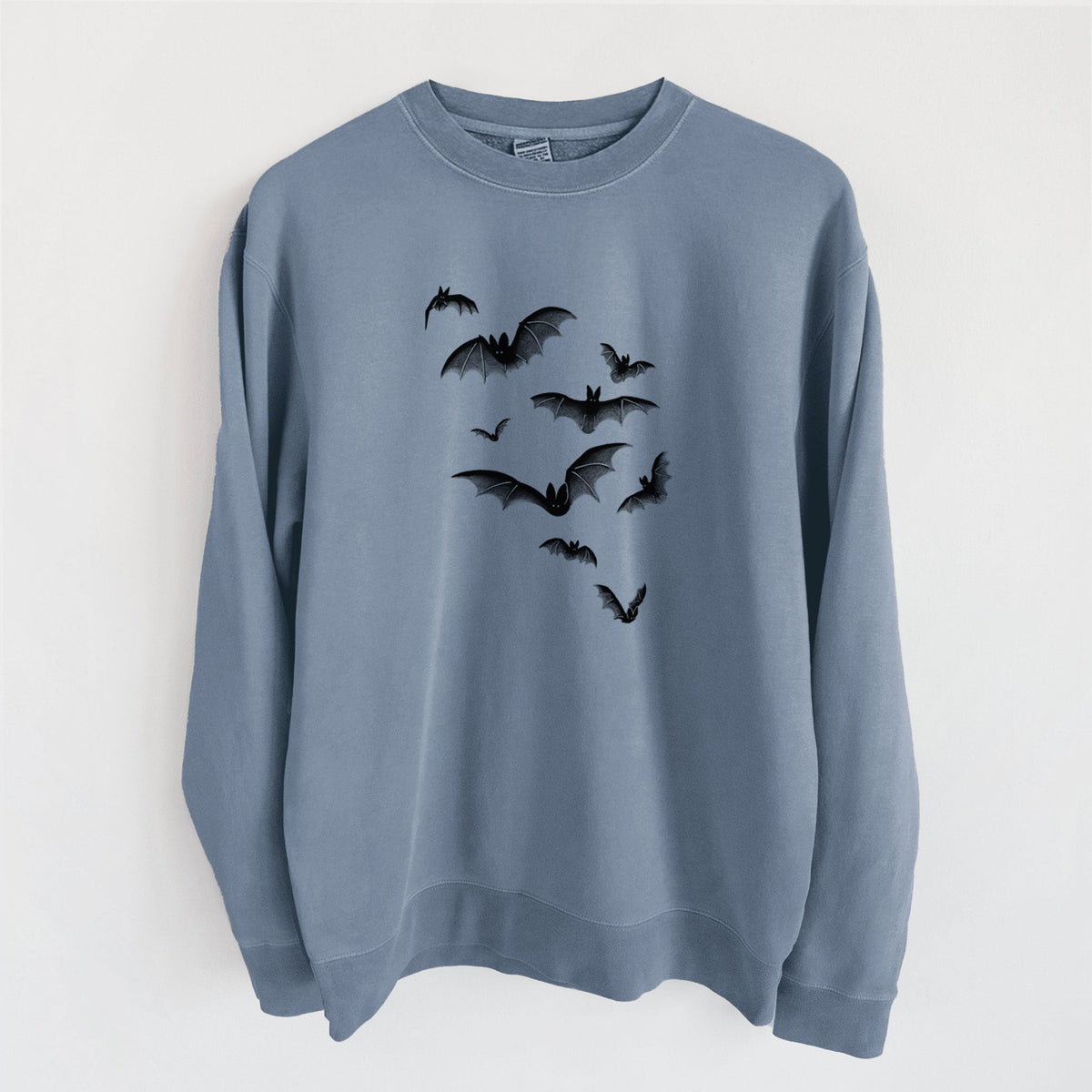 Cloud of Bats - Unisex Pigment Dyed Crew Sweatshirt