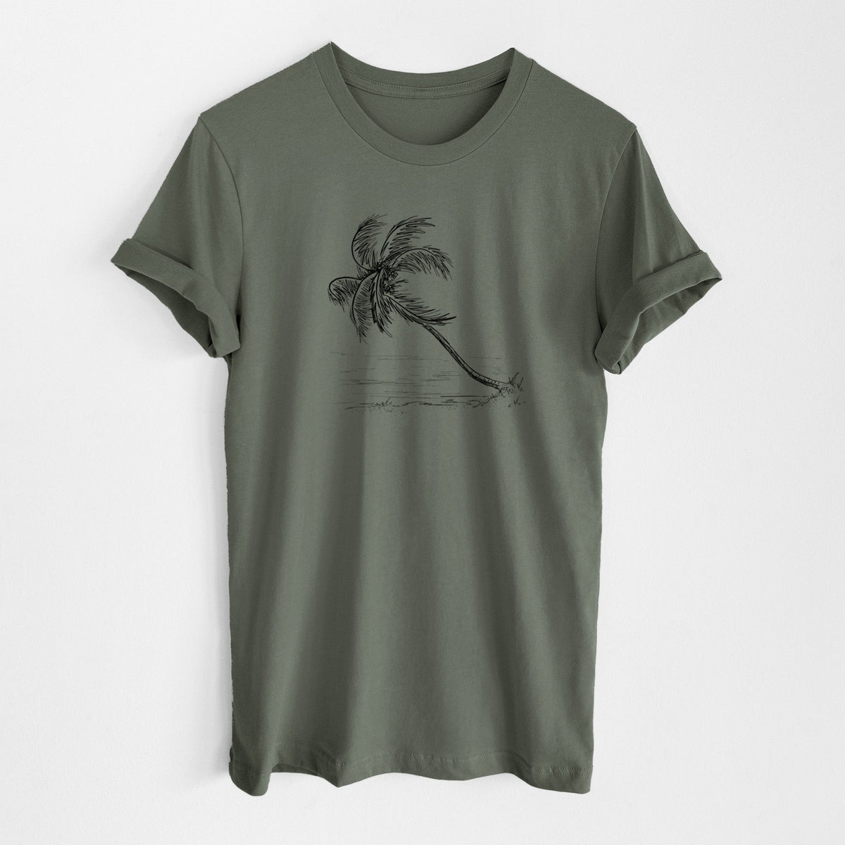 Coconut Palm - Cocos nucifera - Lightweight 100% Cotton Unisex Crewneck