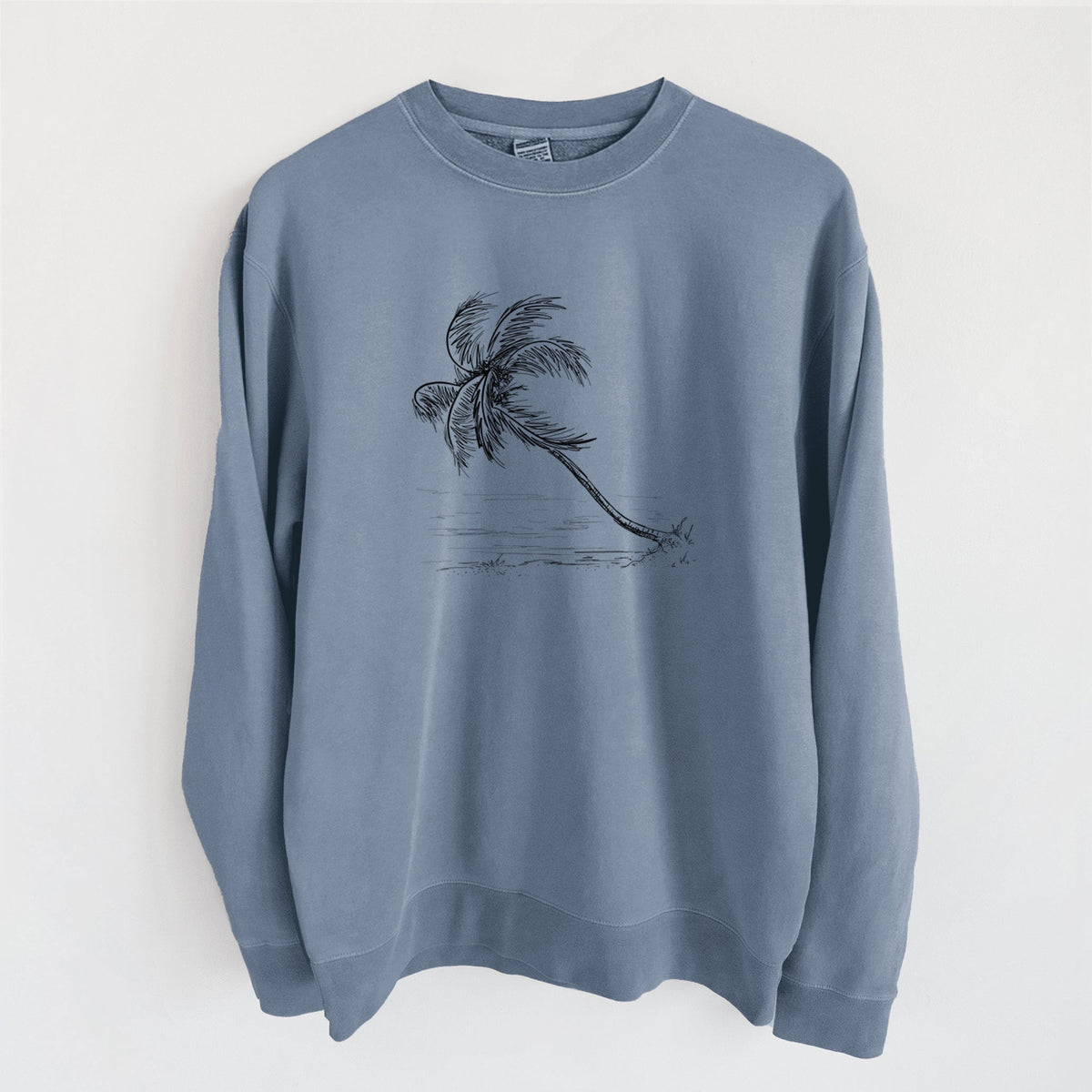 Coconut Palm - Cocos nucifera - Unisex Pigment Dyed Crew Sweatshirt