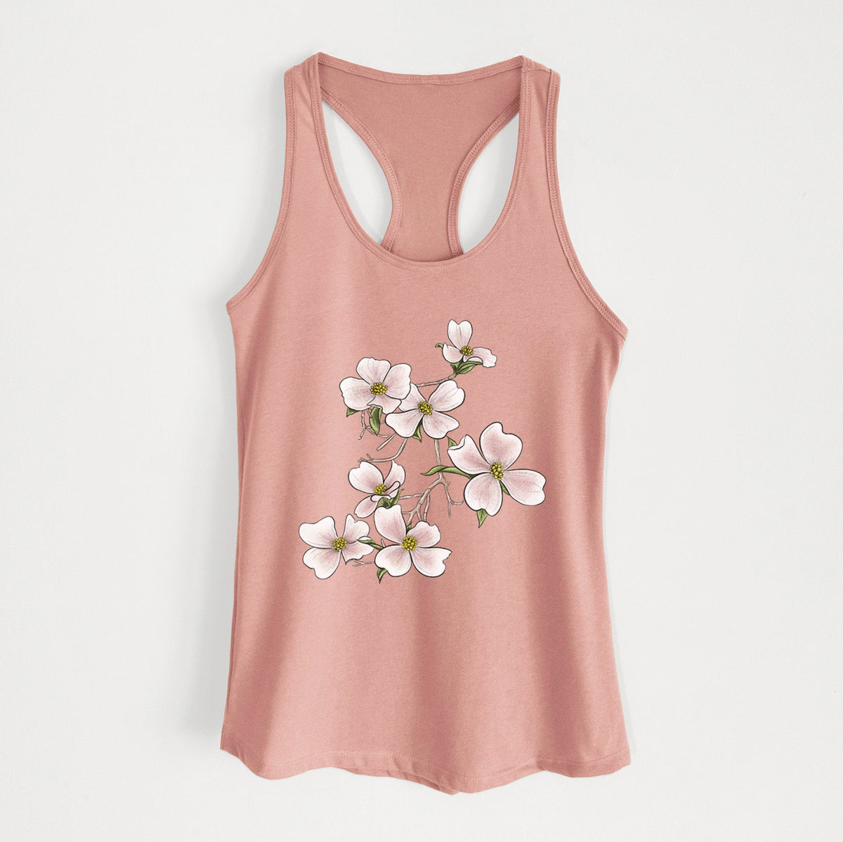 Flowering Dogwood - Cornus florida - Women's Racerback Tanktop