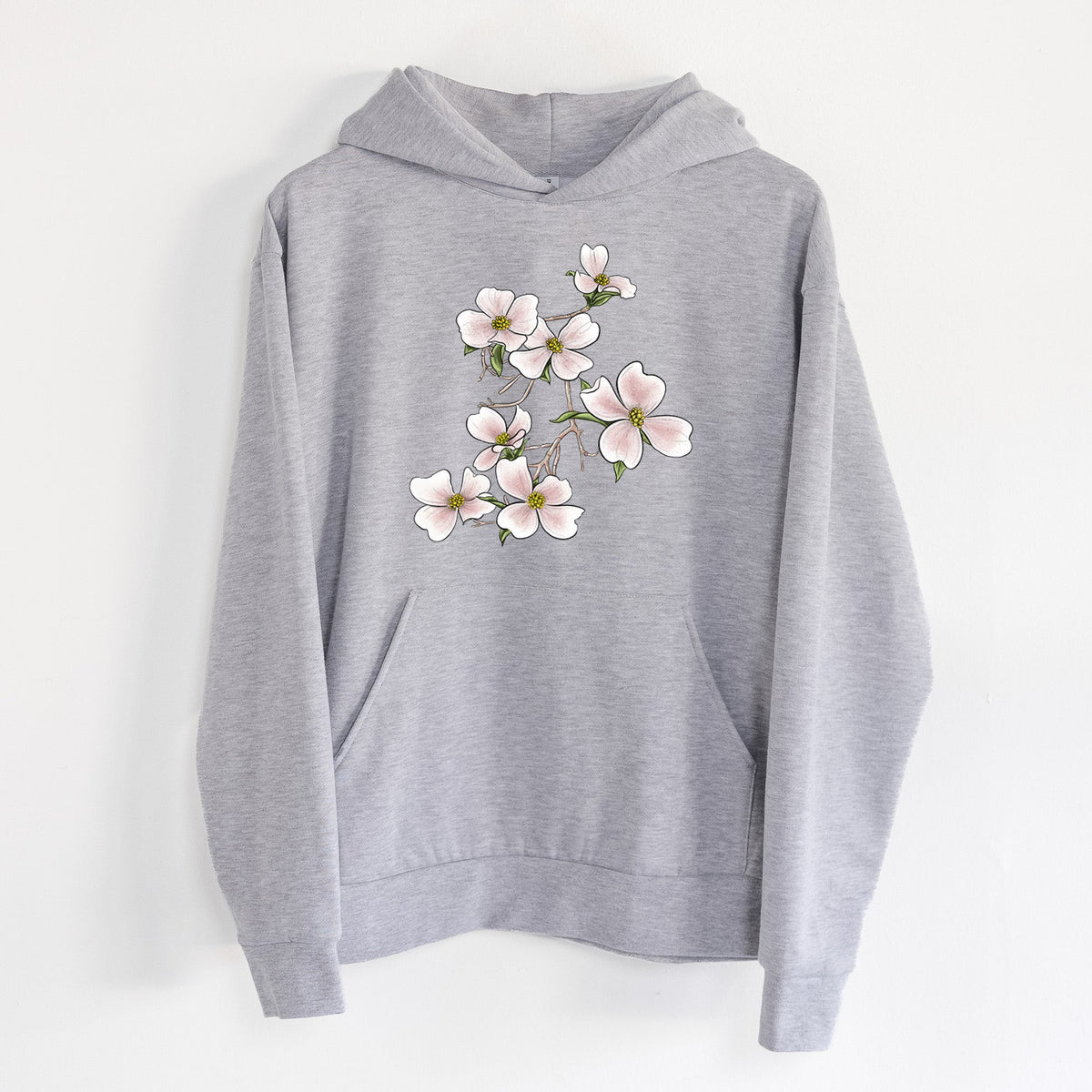 Flowering Dogwood - Cornus florida  - Statement Midweight Hoodie