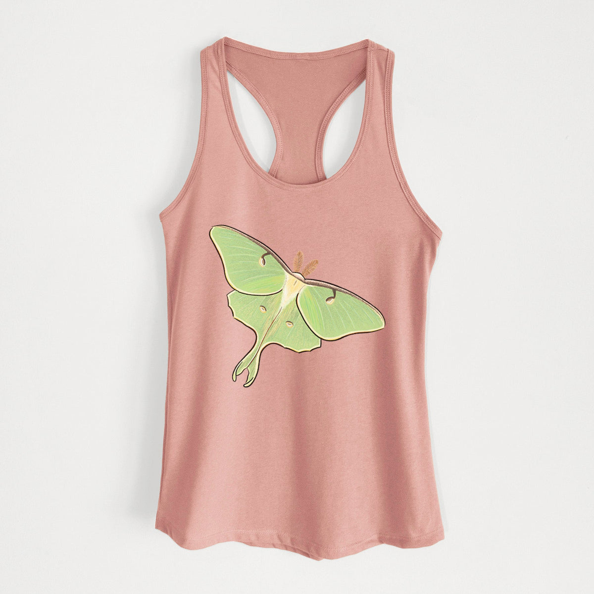 Vibrant Luna Moth - Actias luna - Women's Racerback Tanktop