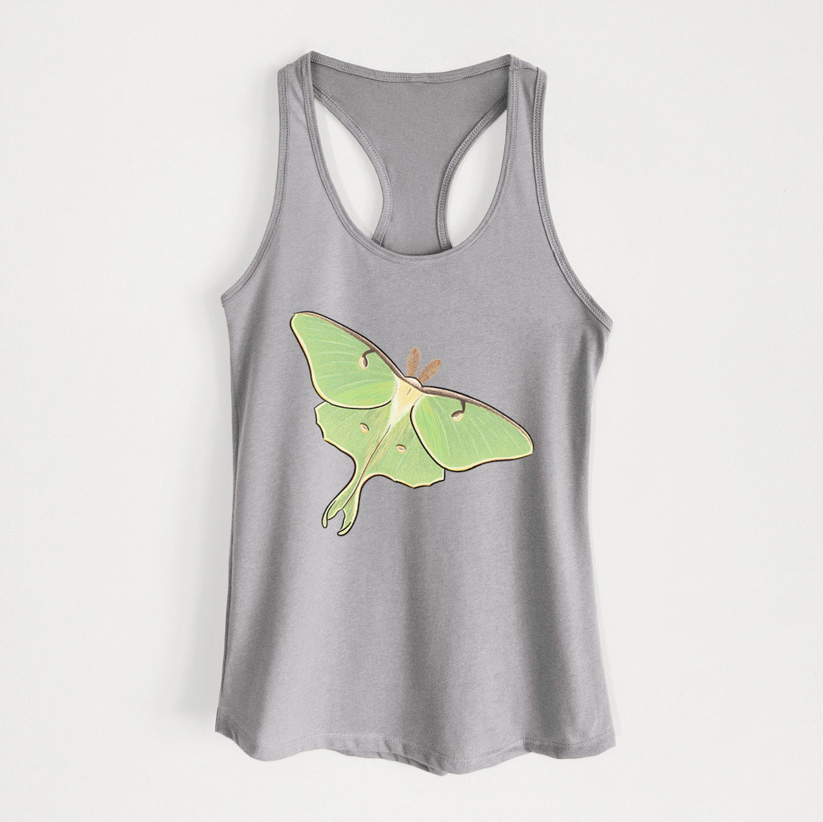 Vibrant Luna Moth - Actias luna - Women's Racerback Tanktop
