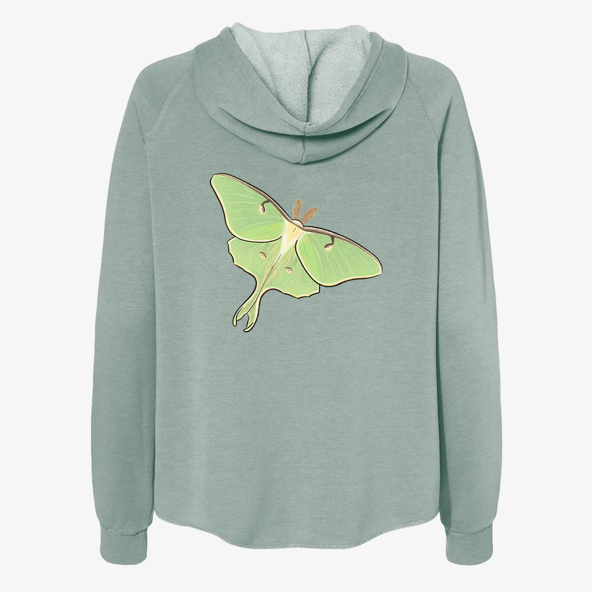 ColorLunaMoth - Women's Cali Wave Zip-Up Sweatshirt