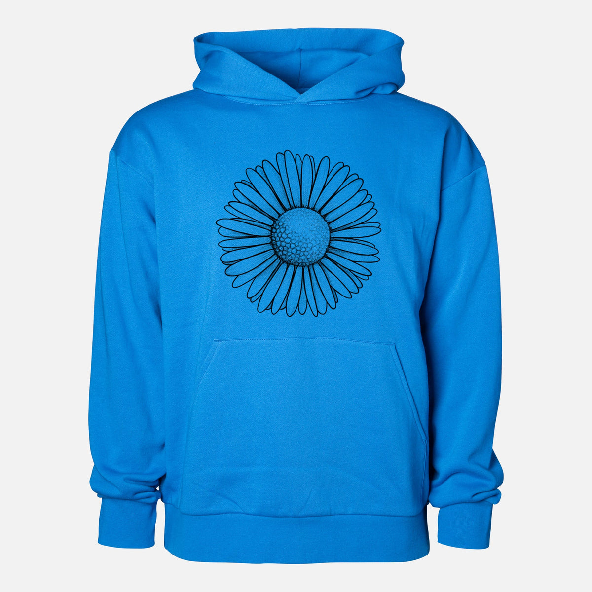 Bellis perennis - The Common Daisy  - Statement Midweight Hoodie