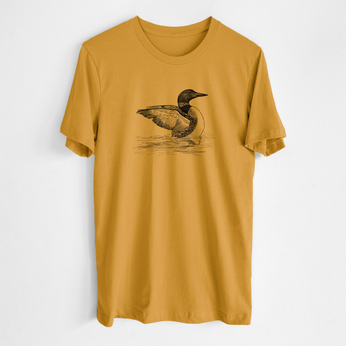 Common Loon - Gavia immer - Lightweight 100% Cotton Unisex Crewneck