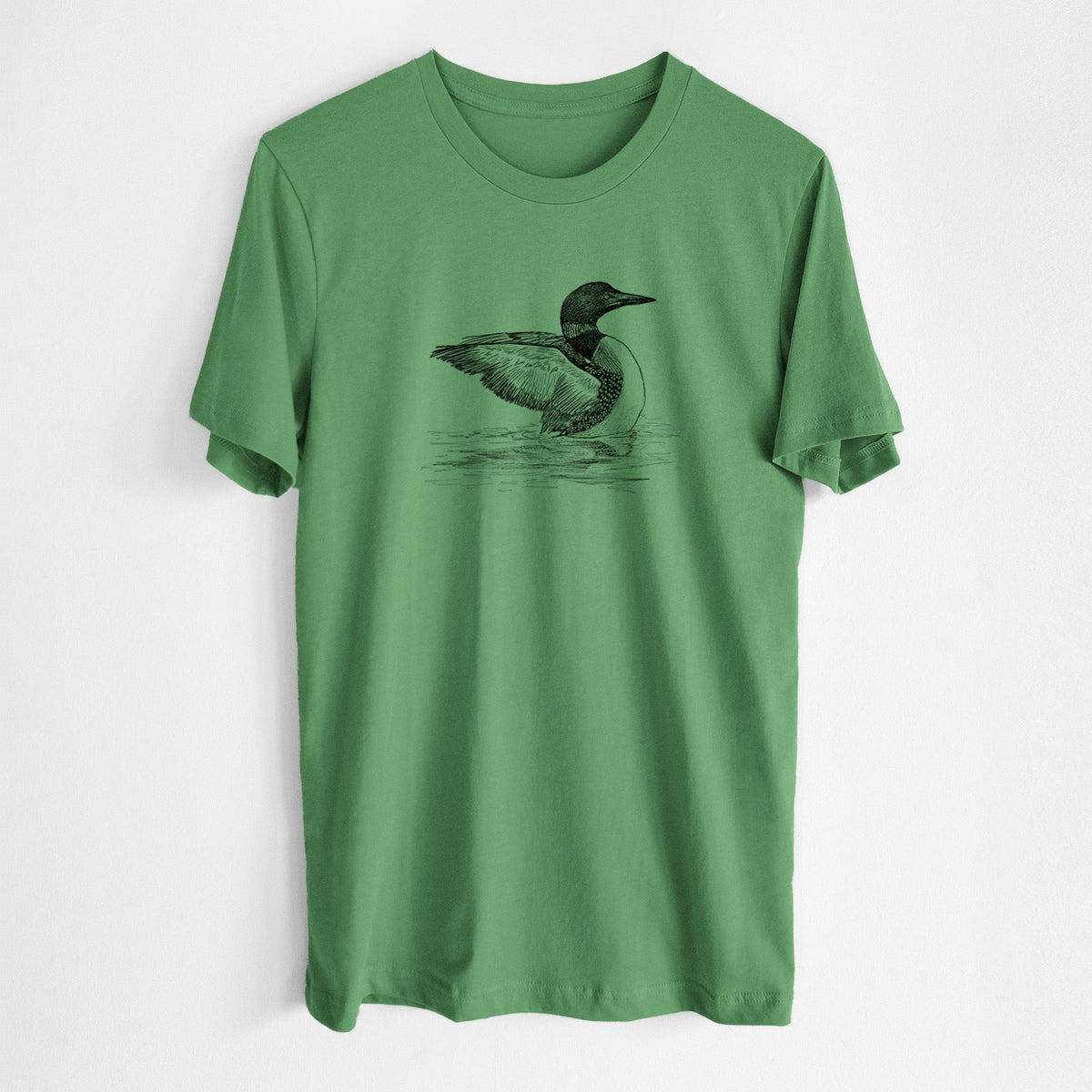 Common Loon - Gavia immer - Lightweight 100% Cotton Unisex Crewneck