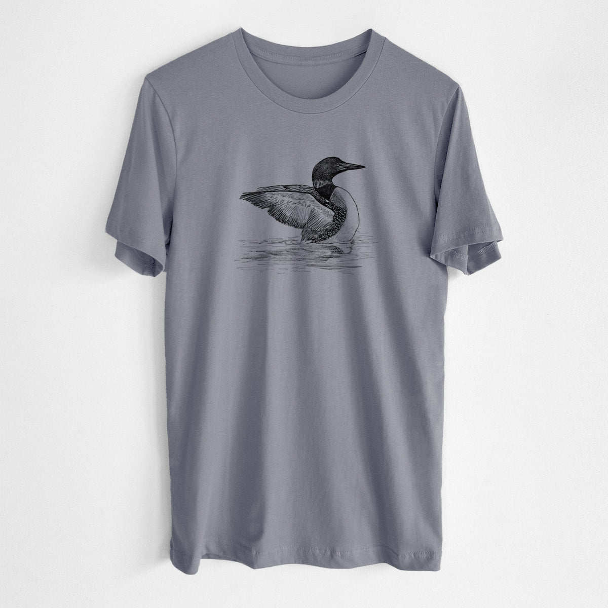 Common Loon - Gavia immer - Lightweight 100% Cotton Unisex Crewneck