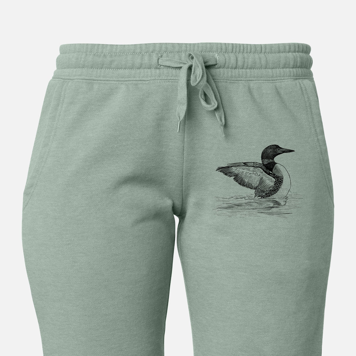 Common Loon - Gavia immer - Women's Cali Wave Jogger Sweatpants