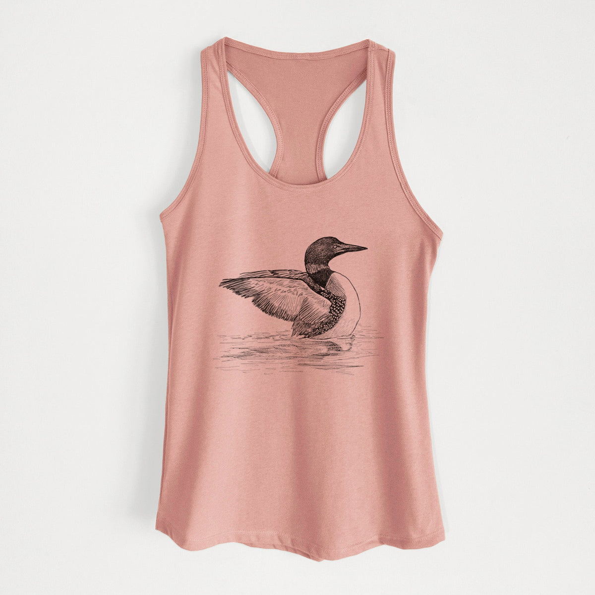Common Loon - Gavia immer - Women's Racerback Tanktop