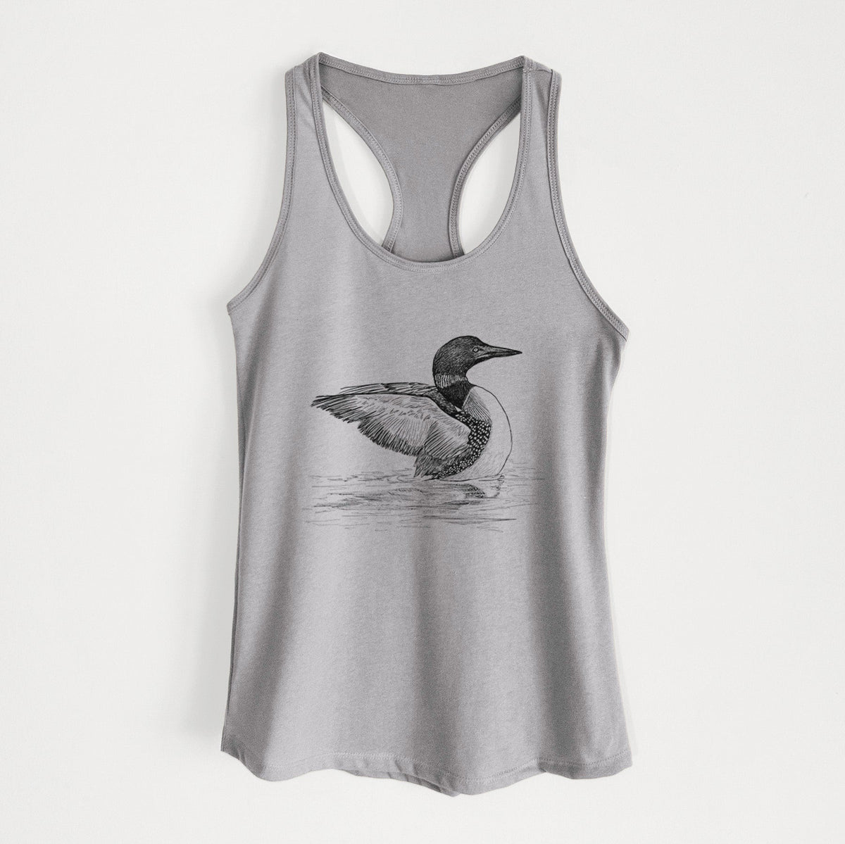Common Loon - Gavia immer - Women's Racerback Tanktop