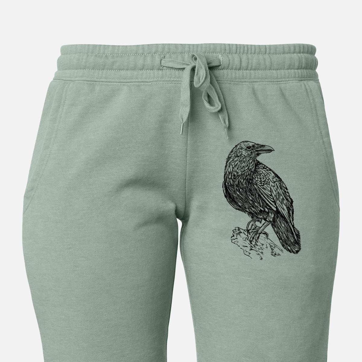Common Raven - Corvus corax - Women's Cali Wave Jogger Sweatpants