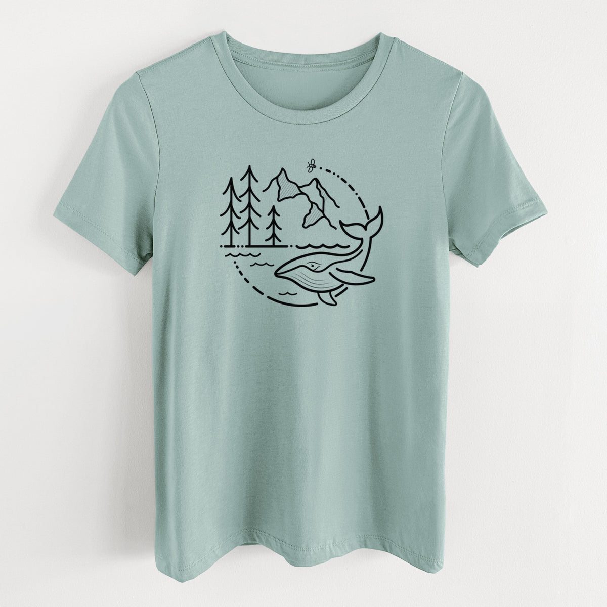 It's All Connected - Women's Lightweight Relaxed Fit 100% Cotton Crewneck