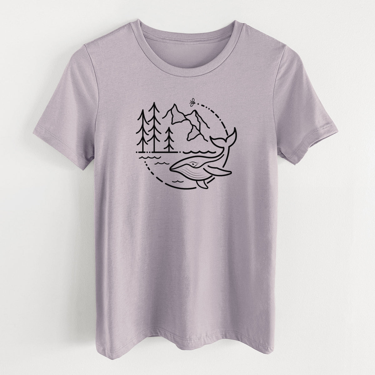 It's All Connected - Women's Lightweight Relaxed Fit 100% Cotton Crewneck