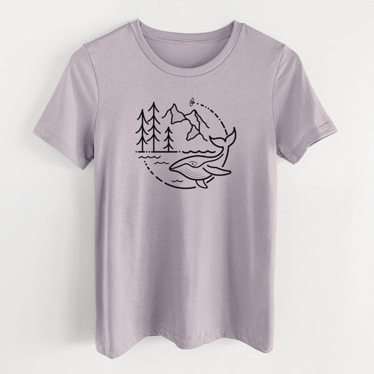 It's All Connected - Women's Lightweight Relaxed Fit 100% Cotton Crewneck