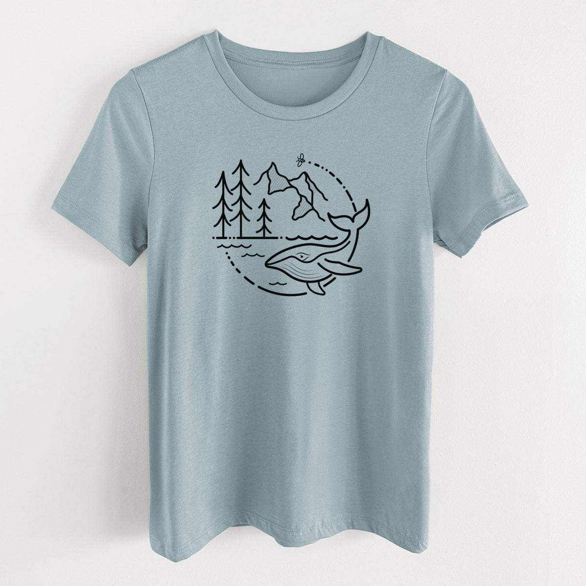 It's All Connected - Women's Lightweight Relaxed Fit 100% Cotton Crewneck