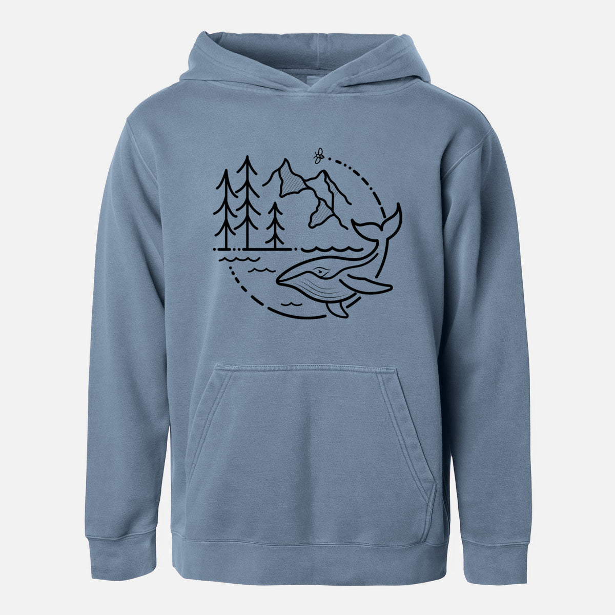 It's All Connected - Youth Pigment Dyed Hoodie