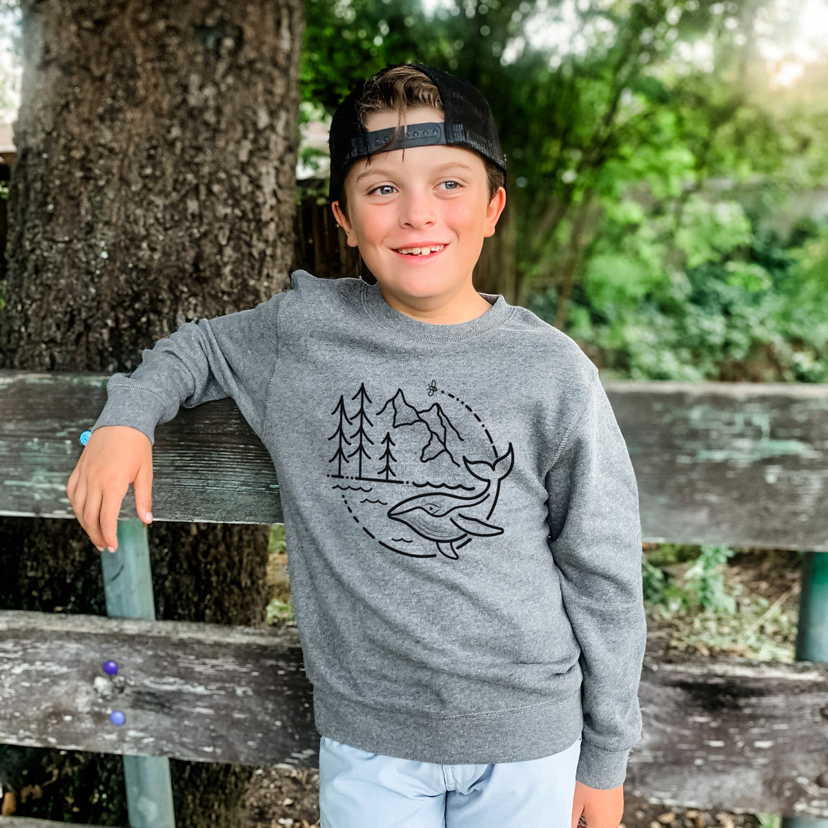 It's All Connected - Youth Lightweight Crewneck Sweatshirt