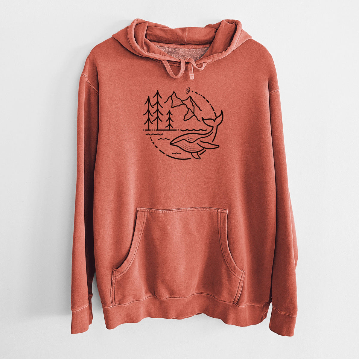 It's All Connected - Unisex Pigment Dyed Hoodie