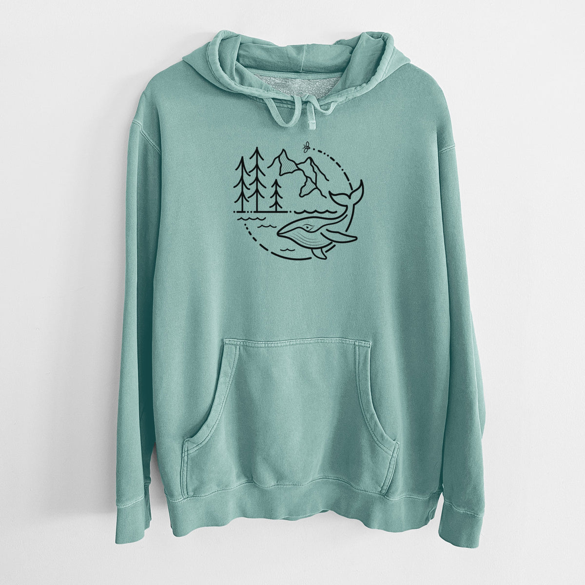 It's All Connected - Unisex Pigment Dyed Hoodie