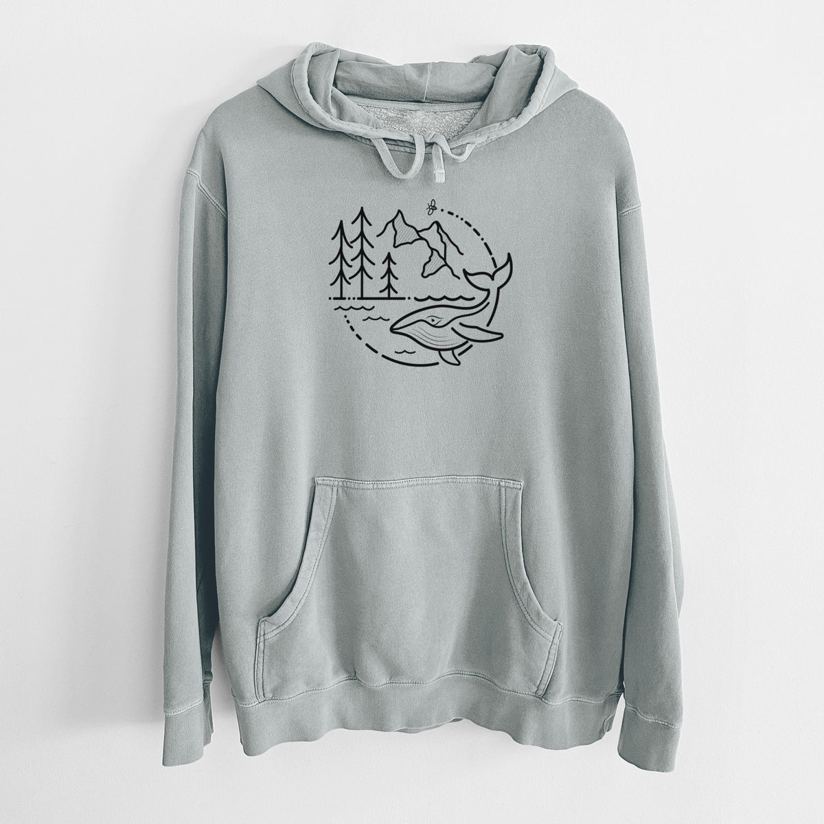 It's All Connected - Unisex Pigment Dyed Hoodie