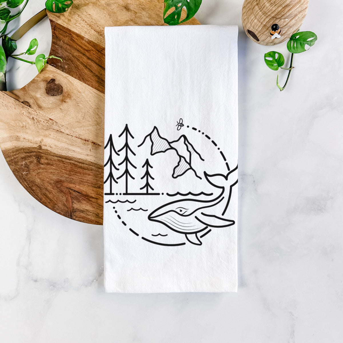 It's All Connected Tea Towel