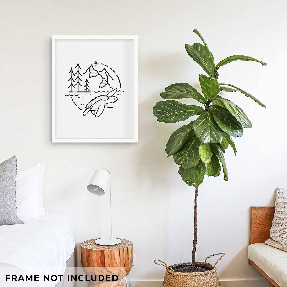 It's All Connected - Kemps Ridley Turtle - Fine Art Print