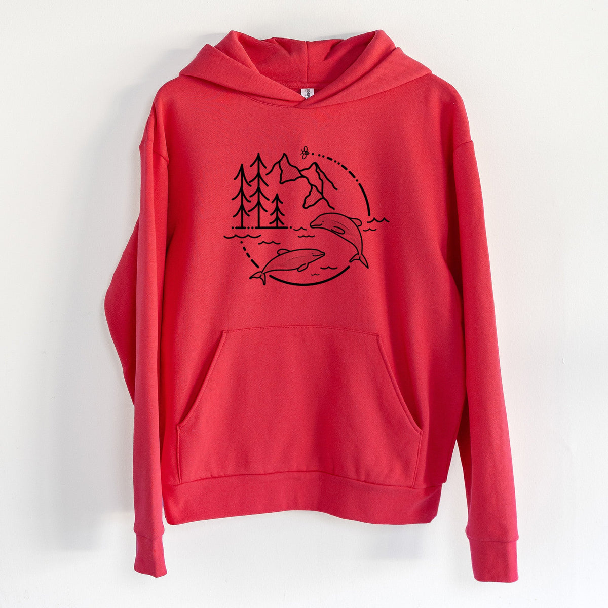 It's All Connected - Maui Dolphins  - Statement Midweight Hoodie
