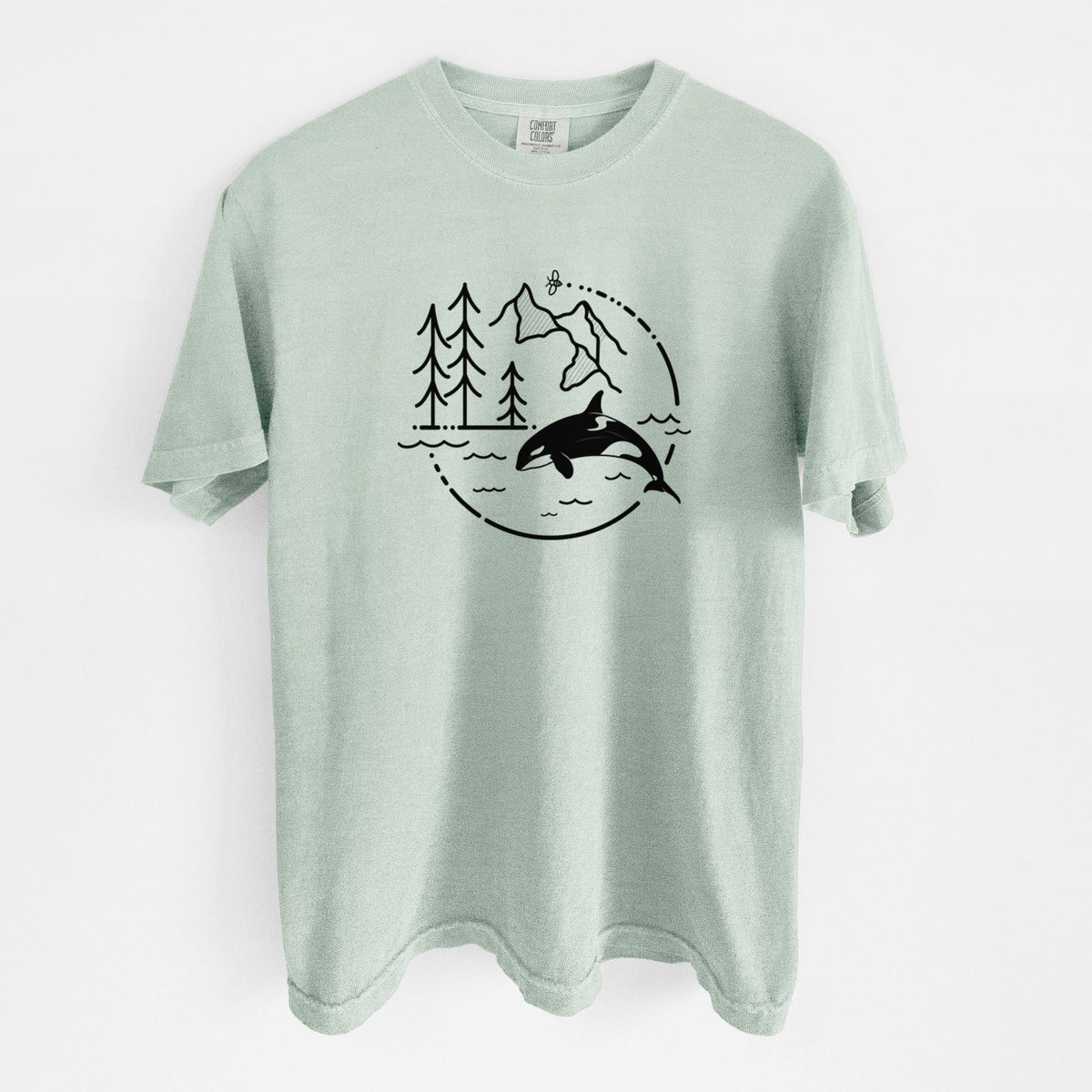 It's All Connected - Orca - Unisex Comfort Colors Garment-Dyed Heavyweight T-shirt