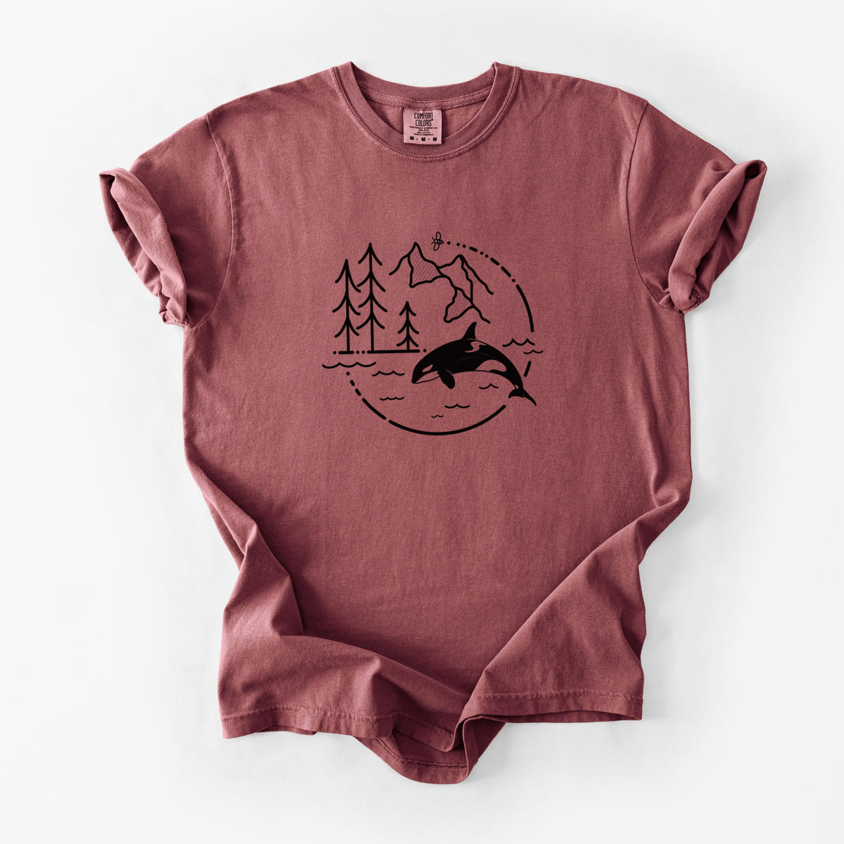 It's All Connected - Orca - Unisex Comfort Colors Garment-Dyed Heavyweight T-shirt